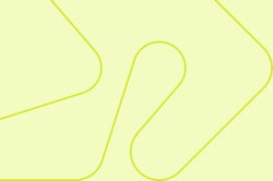 Gult bilde med abstrakt form