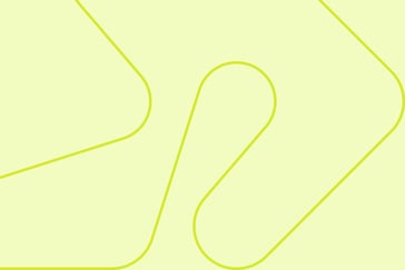 Gult bilde med abstrakt form