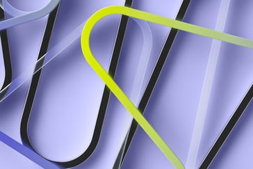 Abstrakt dubins illustrasjon på lilla bakgrunn